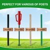 FOREHOGAR Fence Post Driver with Handle,12LB Hand Post Pounder,2.7 inches