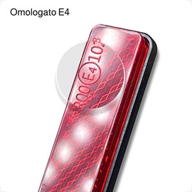 evermotor Catarifrangente Moto Occhio di Gatto, 4 Pz, Omologato E