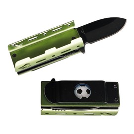 Munetoshi Ball 1.75” Blade Pocket Knife Lighter Holder Green