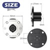 Jumwa 8 Pack 4 Pole Speakon Panel Twist Lock Speaker