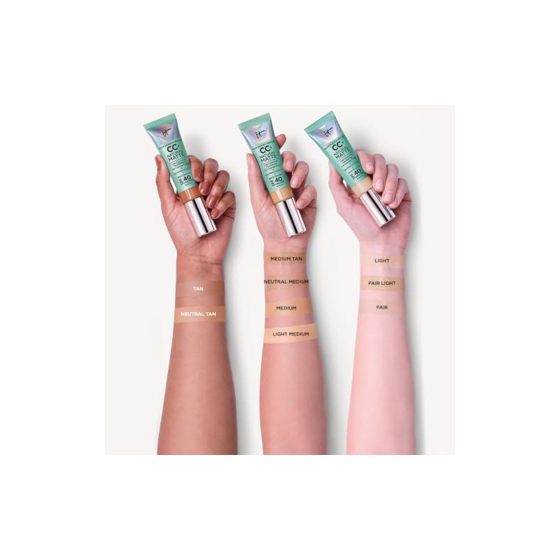 It Cosmetics CC+ Natural Matte - CC Cream Base de