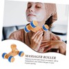FOMIYES Wooden Massage Roller Leg Muscle Massager 4pcs Set Handheld