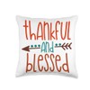 Thankful And Blessed Arrow Thanksgiving Gift Cute Thankful and Blessed