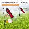 RAINLEOTI Underground Wire Locator,Rechargeable Underground Cable Locator Buried Wire Locator