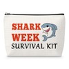 Sfodiary Shark Gifts for Women Makeup Bag Animal Lover Gifts