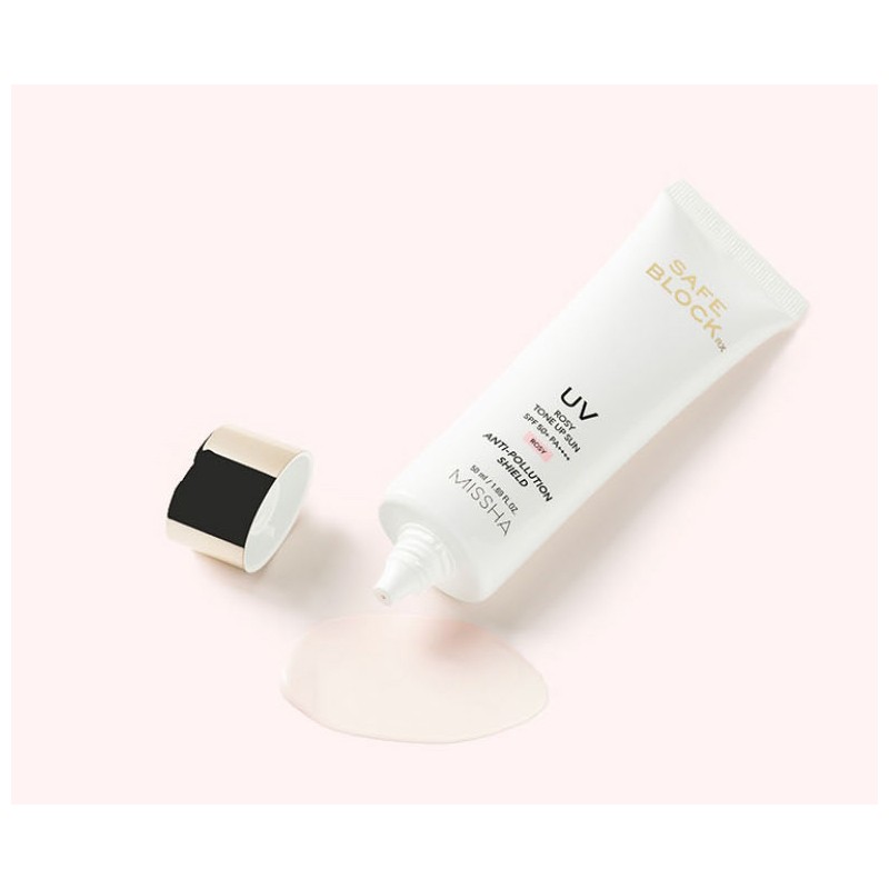 미샤 세이프블록 RX UV 로지 톤업 선크림 SPF50+ PA++++, 50ml,