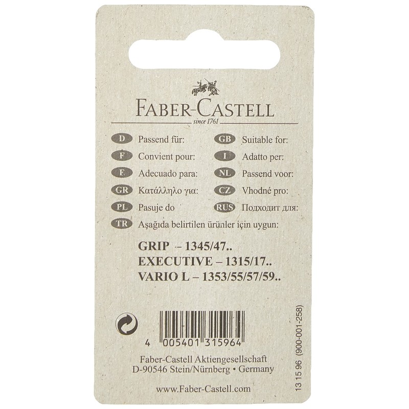 Faber-Castell TK – Fine 1 Pack 3 Erasers, 131596 