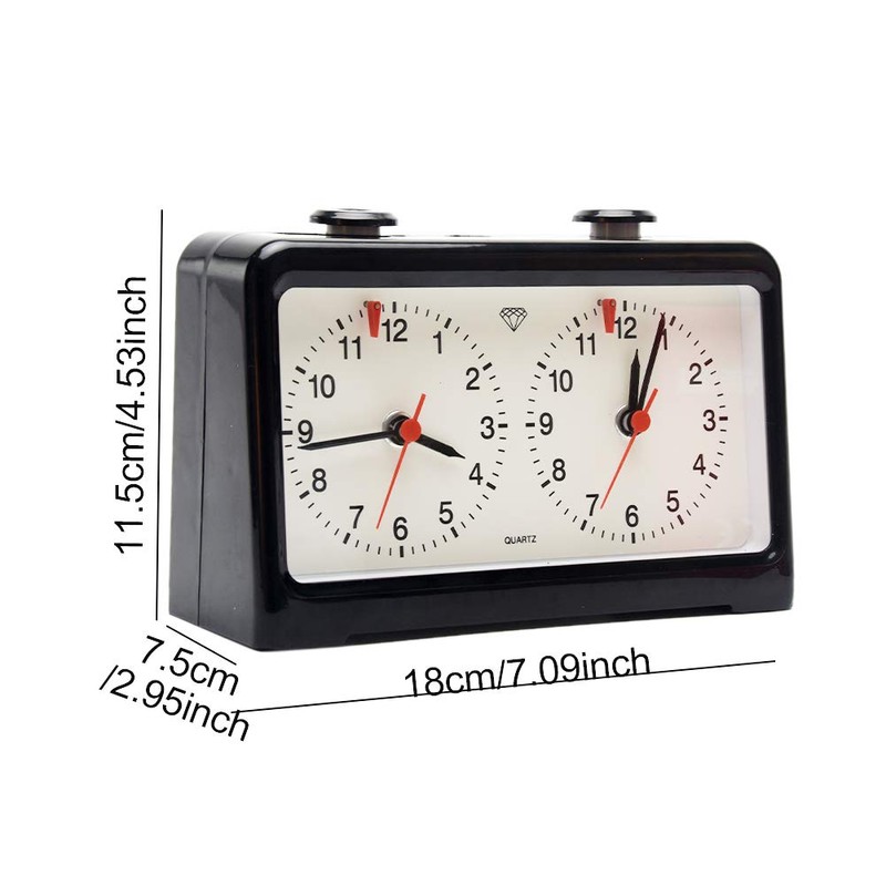 Just E Joy Chess Clock Digital Alarm Chess Timer w/Quartz