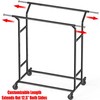 Simple Houseware Heavy Duty Double Rail Clothing Garment Rack, Holds