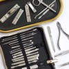 Stainless Steel Nail Clipper Set Portable Travel Nail Care Supplies / 스테인리스 손톱깎이 세트 휴대용 여행용 네일관리 관리용품