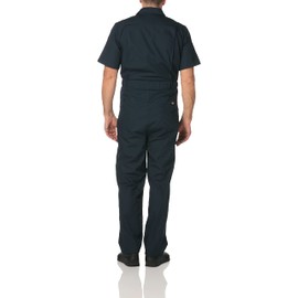 Dickies Men's Short Sleeve Coverall, Dark Navy, Large Tall