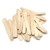 50PCS Natural Wooden Sticks Tongue Deaders Ice Cream Sticks Ice
