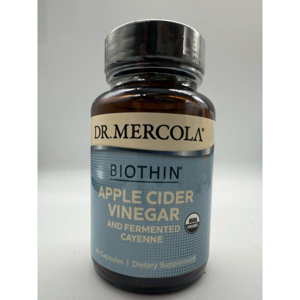 Dr. Mercola Biothin® Organic Apple Cider Vinegar and Fermented Cayenne