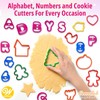 Wilton Cookie Cutters Alphabet Numbers and Holiday 101-Piece Set