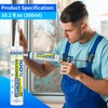 BEBOBLY Black Silicone Caulk & Sealant, 100% Waterproof Silicone Caulking,