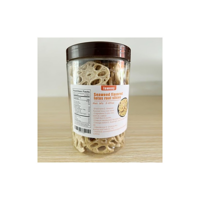 Lotus Root chips 5.82oz Seaweed Fried Lotus Root Snack Casual