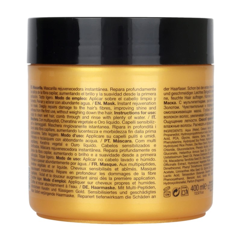 Tahe Gold Peptide Keratin Hair Mask with Multipeptides, Vegetable Keratin