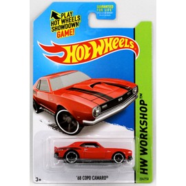 Hot Wheels 2014 Hw Workshop 224/250 - '68 Copo Camaro - Red