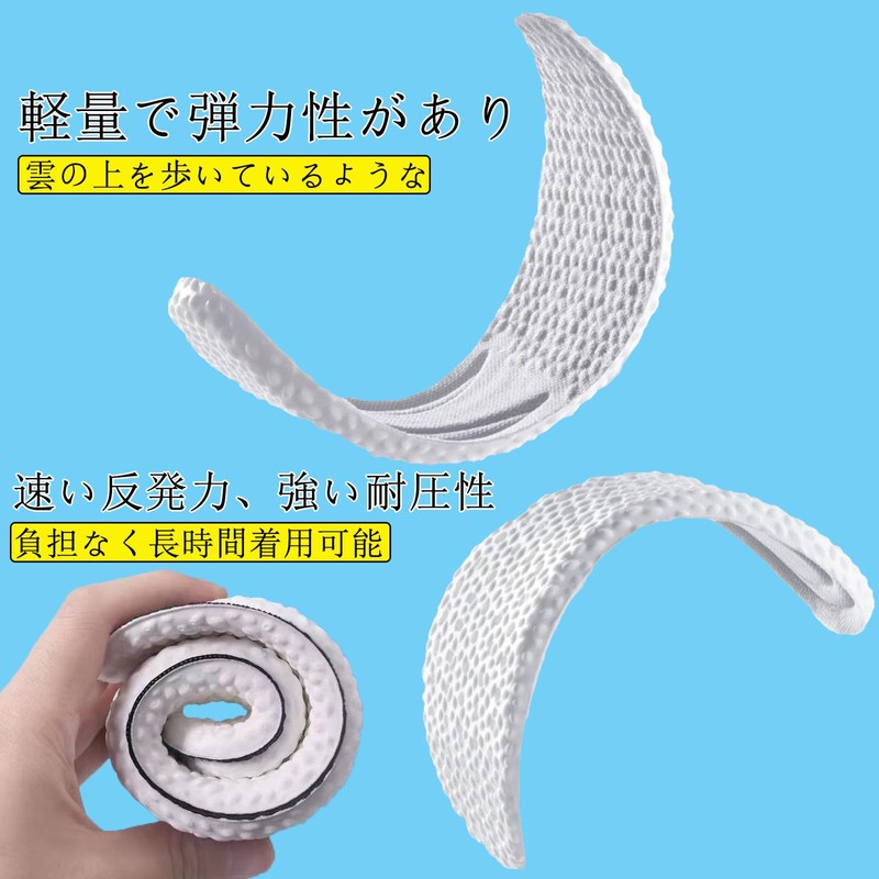 YONZO Insole, Anti-Fatigue, Shock Absorption, Standing Work, Antibacterial, Deodorizing, Ultra