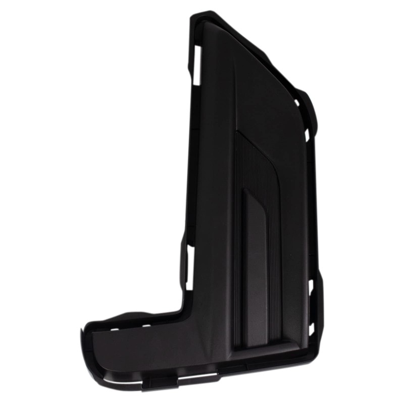TRQ Front Right Fog Light Hole Cover Black Passenger Side