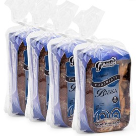 Green's Bakery Traditional Kosher Chocolate Babka - 24 oz - 4 Pack