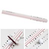 Golf Putting Mat Acrylic Accurate Scale Line Portable Double Sided