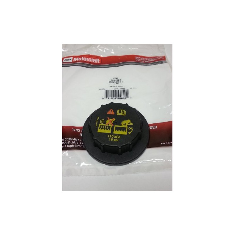 Genuine Ford (9C3Z-8101-B) Radiator Cap with Pressure Relief