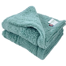 [Set of 2] Imabari Towel, Chiffon Hand Towel, Mint Blue, 13.4 x 14.2 inches (34 x 36 cm), 100% Cotton, Thick, Water Absorbent, Everyday Use, Made in Japan, Imabari Towel Brand