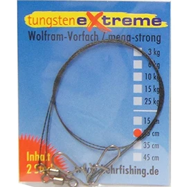 Tungsten Leaders Fan BEHR Steel Leader Fishing Rigs, Pike Rig, Perch Rig, Barschvor Length 25 cm, Maximum Load: 10 kg