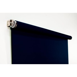 Black 2.5' x 5' Rollup Backdrop System – Spring-Powered, Wall, Ceiling, or Door Mounted Background for Studios, Photographers & Creative Portrait Sessions