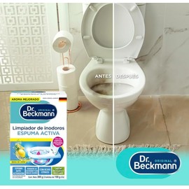 Dr. Beckmann, Limpiador de Inodoros Espuma Activa, 3 Bolsitas de 100 g c/u