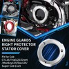 GFARDMOTO Motorcycle Right Engine Guard Slider Ring Engine Stator Guard