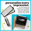 ExcelMark Self-Inking DIY Custom Rubber Stamp Kit - Personalized Stamper