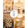 Fulighture G9 Halogen Bulbs, Clear Capsule Halogen Lamps Dimmable, 25W,