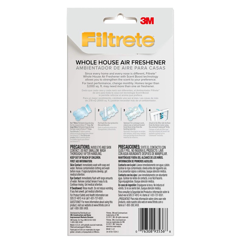 Filtrete SI-1-TB Whole House Air Freshener-Floral, 1 Count (Pack of