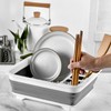 Collapsible Dish Drying Rack Space Saving Foldable Portable Dinnerware Drainer