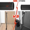 HoneSecur 2-in-1 Door Security Bar & Sliding Patio Door Stopper