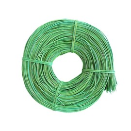 Schardt Wicker 500 g Yellow Orange Red Blue Green Available in 2.25 and 3 mm Basket Wicker (Green, 2.25 mm) Wicker Material Wicker Basket Wicker