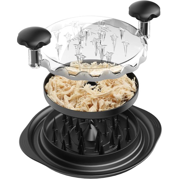 THEYESLITUP Chicken Shredder, Visible Meat Shredders Tool Twist with Separete