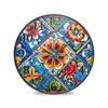 YANENDIE Mexican Ceramic Tile 1 Wall Clock - Silent Non-Ticking