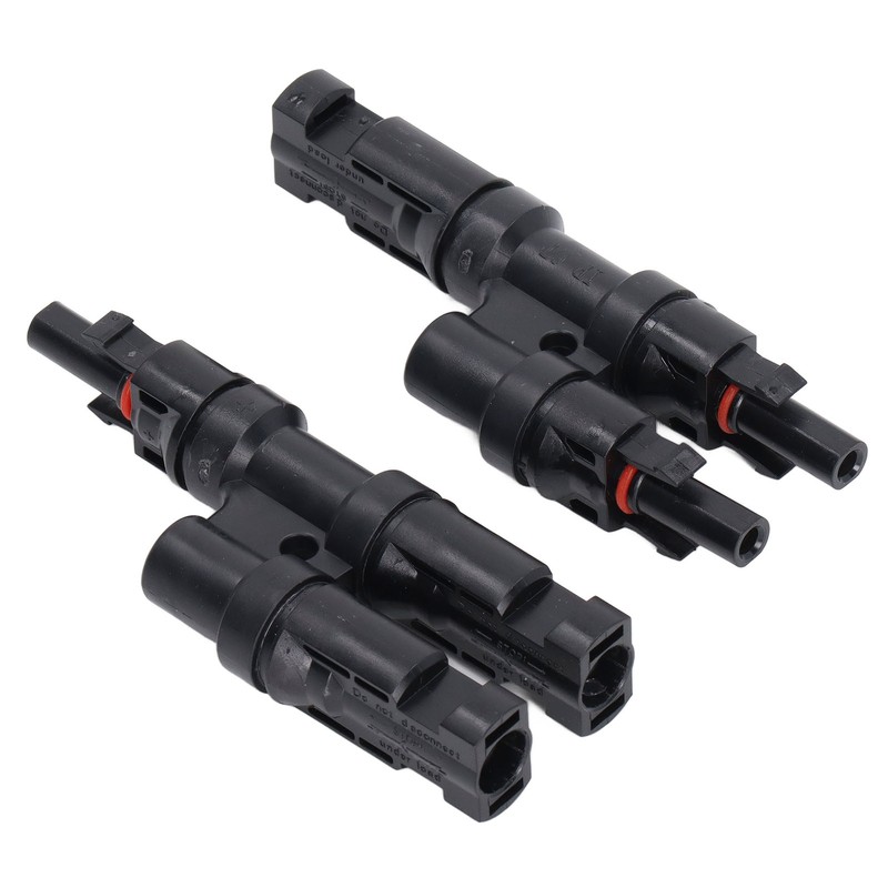 1 Pair Solar Branch Connector Panel Parallel Connection Cable Splitter