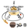 Facitsolvit 11800W Portable Windproof Camping Stove Lightweight Camp Stove Collapsible
