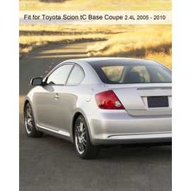 PNYZIK 2 Pcs Weatherstrip Window Molding Trim Seal Belt Fit for Toyota Scion tC Base Coupe 2.4L 2005-2010 Only for 2-Door Replace 75711-21030 75712-21030, Car Outer Door Window Glass Seals