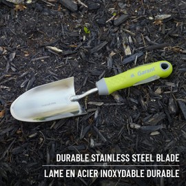 Garant Hand Trowel – Ergonomic Garden Hand Tool with Stainless Steel Blade: Lightweight Spade for Digging, Weeding, Planting – Rust-Resistant Garden Shovel with Hanging Hole