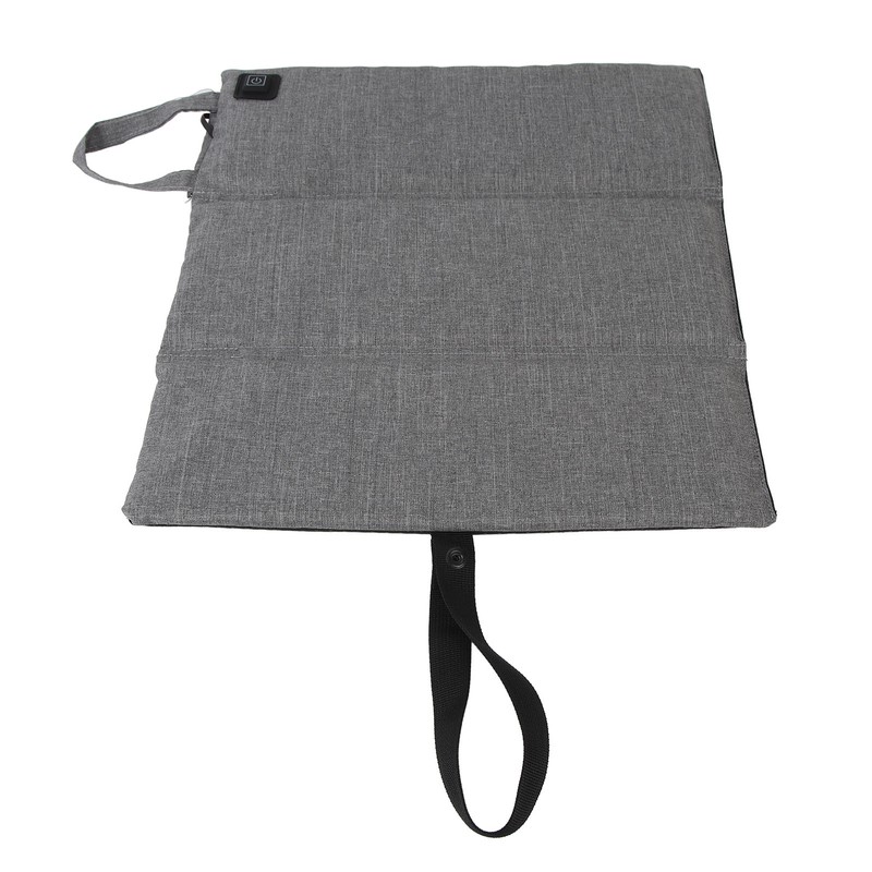 Portable Heated Seat Cushion Adjustable Temperature Lightweight Foldable USB Heating