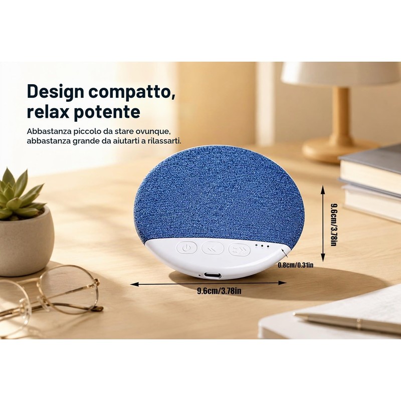 PIJJWY Pillow Speaker Per Dormire, Mini Cassa Bluetooth Portatile Bluetooth