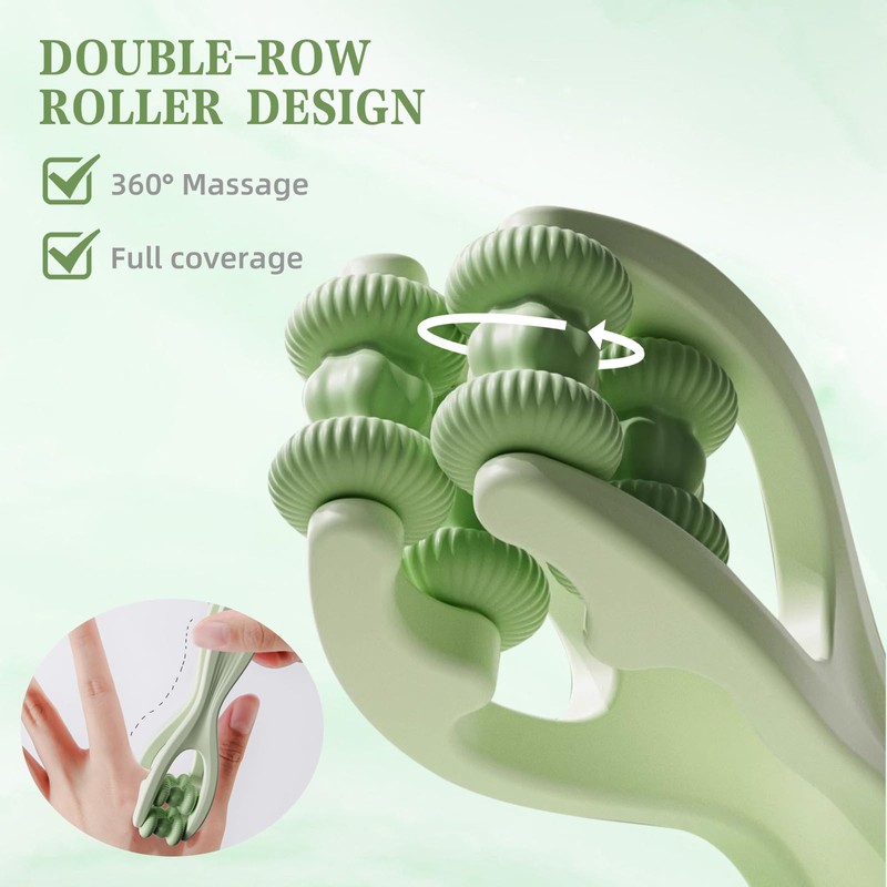 Hand Massager, Finger Massager, Pack of 2 Finger Massage Roller,