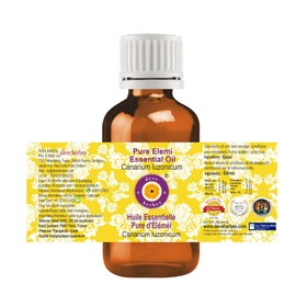 Deve Herbes Pure Elemi Essential Oil (Canarium luzonicum) Natural Therapeutic Grade Steam Distilled 5ml (0.16 oz)