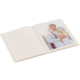 Hama Lazise Soft Cover Photo Album 24 Pages Holds 24 Photos 4 x 6 Inches (10 x 15 cm) - Durable - Anecdotes - Protects Photo - Mini Album - 4 Random Hearts