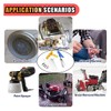 JOYCOURT Carburetor Torch Tips Jet Remove Cleaner, Airbrush Cleaning Kit,